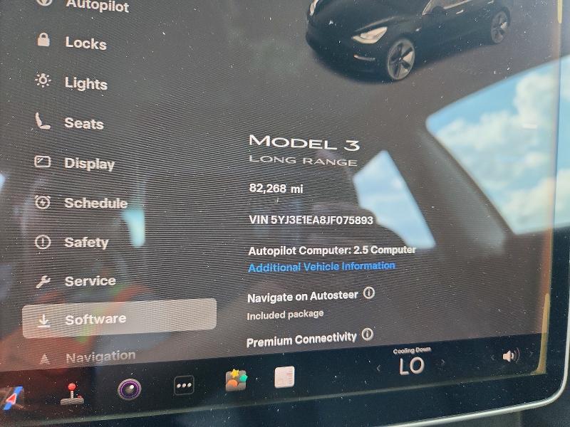 Продаж на аукціоні авто 2018 Tesla Model 3, vin: 5YJ3E1EA8JF075893, номер лоту: 66417696