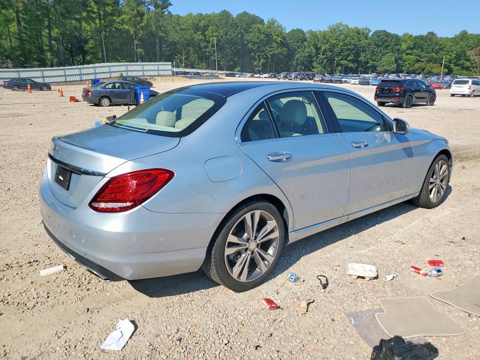 2015 Mercedes-benz C მანქანა იყიდება აუქციონზე, vin: 55SWF4JB0FU076522, აუქციონის ნომერი: 66286286