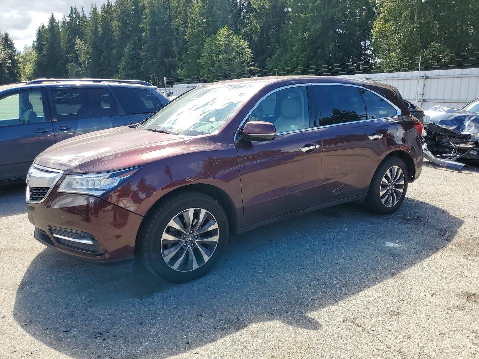 2015 Acura Mdx მანქანა იყიდება აუქციონზე, vin: 5FRYD4H66FB006904, აუქციონის ნომერი: 66998096