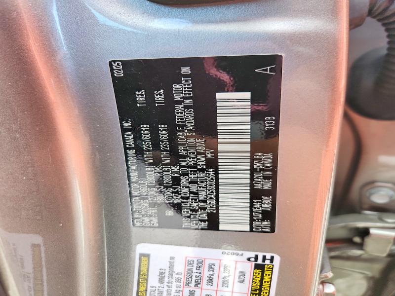 Aukcja sprzedaży 2025 Lexus Nx, vin: 2T2GDCAZ5SC025644, numer aukcji: 65125466
