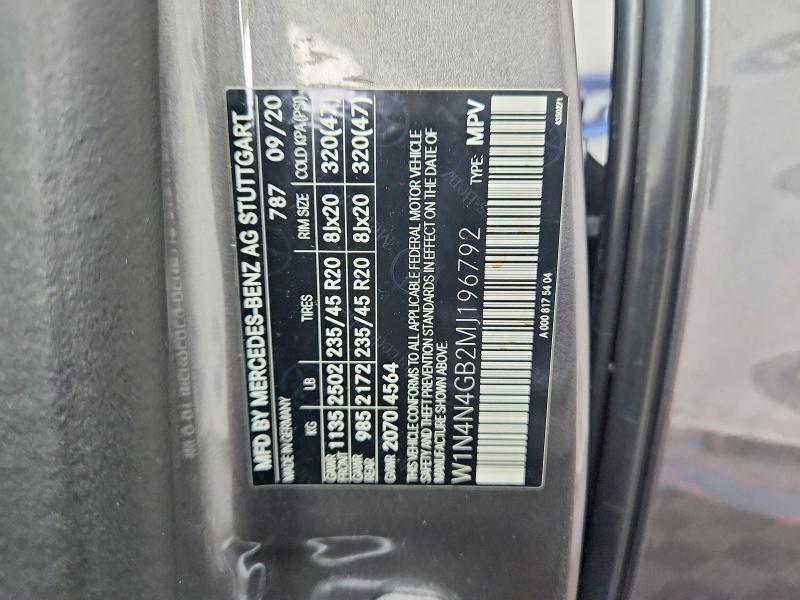 Aukcja sprzedaży 2021 Mercedes-benz Gla, vin: W1N4N4GB2MJ196792, numer aukcji: 62945146