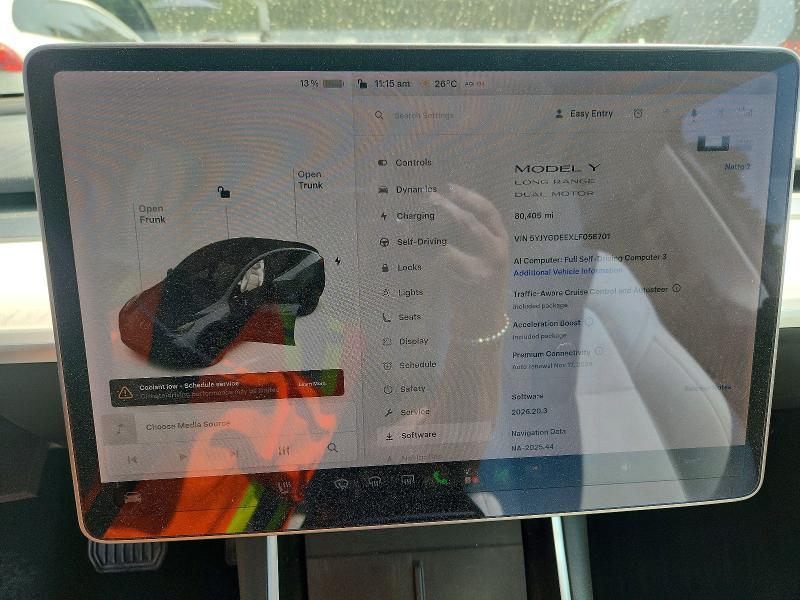 Продаж на аукціоні авто 2020 Tesla Model Y, vin: 5YJYGDEEXLF058701, номер лоту: 63003866