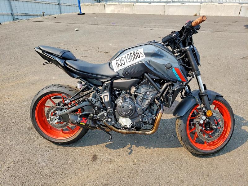 2021 Yamaha Mt07 მანქანა იყიდება აუქციონზე, vin: JYARM32E0MA000369, აუქციონის ნომერი: 63519686