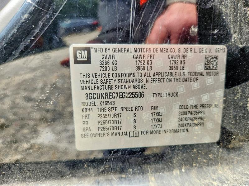 Продаж на аукціоні авто 2014 Chevrolet Silverado, vin: 3GCUKREC7EG225506, номер лоту: 63872066