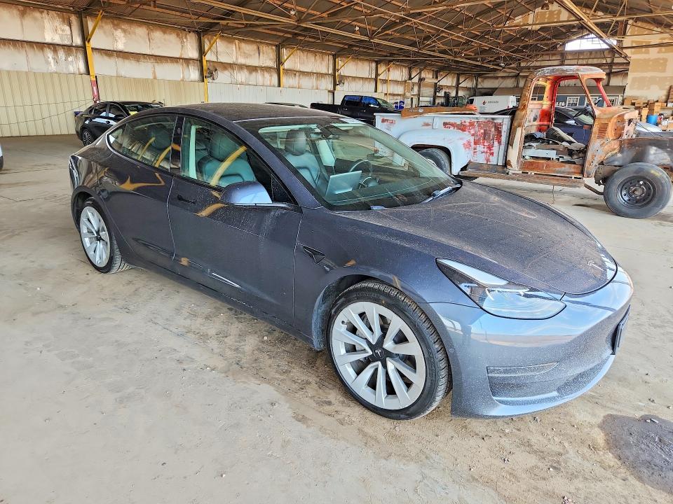 2022 Tesla Model 3 მანქანა იყიდება აუქციონზე, vin: 5YJ3E1EA8NF369347, აუქციონის ნომერი: 61449756