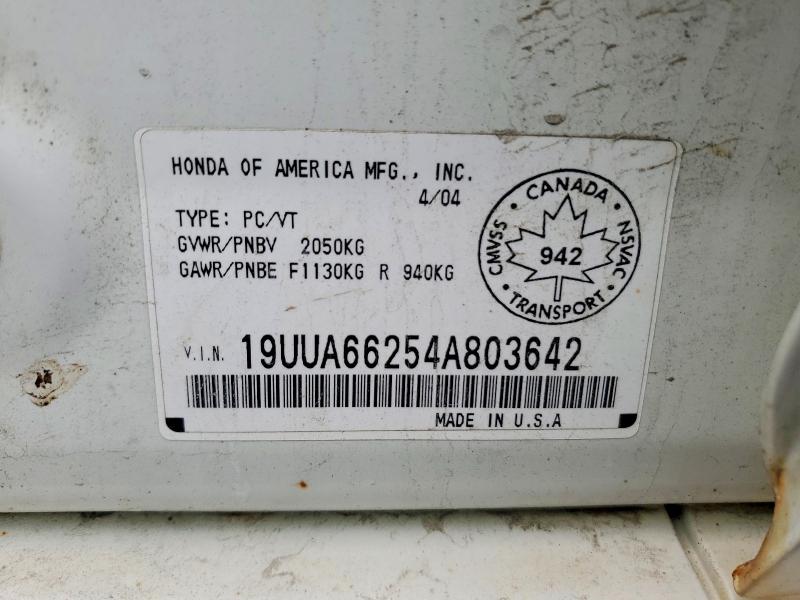 Продажа на аукционе авто 2004 Acura Tl, vin: 19UUA66254A803642, номер лота: 63301856