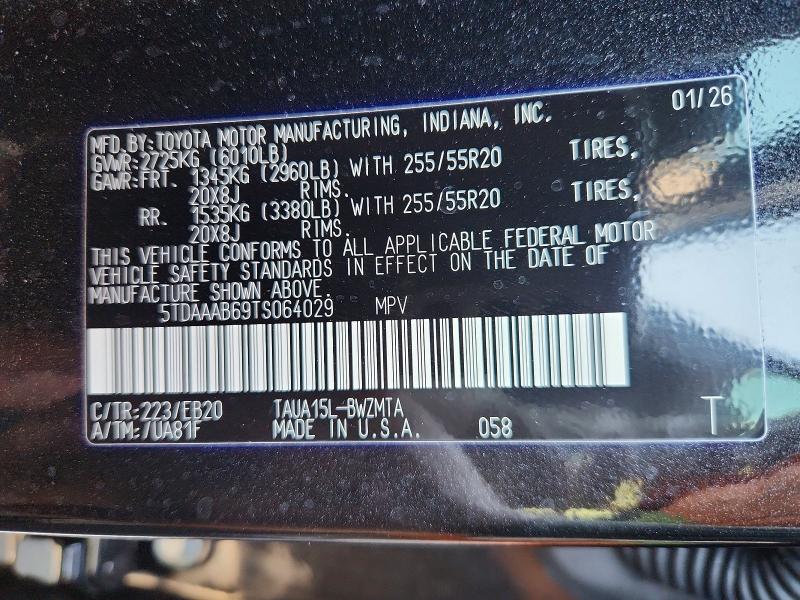 Продажа на аукционе авто 2026 Lexus Tx 350, vin: 5TDAAAB69TS064029, номер лота: 66890066