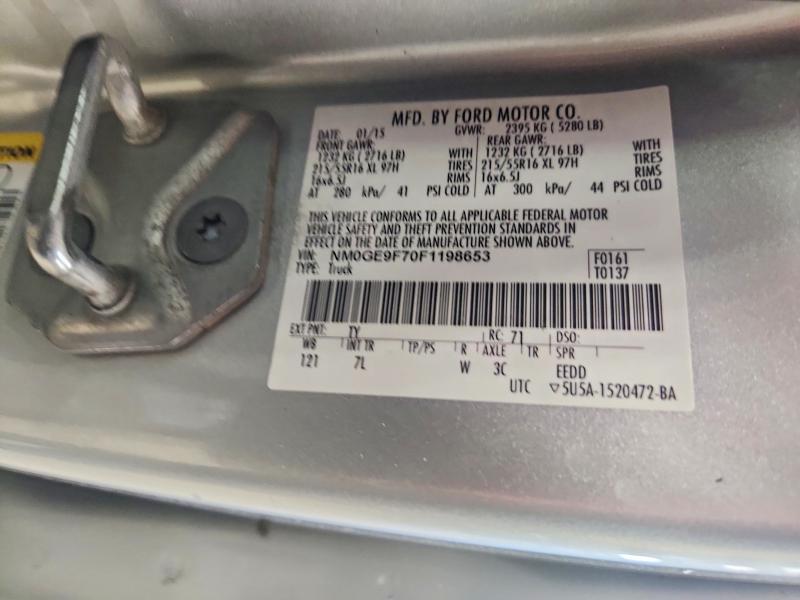 Продаж на аукціоні авто 2015 Ford Transit Connect, vin: NM0GE9F70F1198653, номер лоту: 62943996