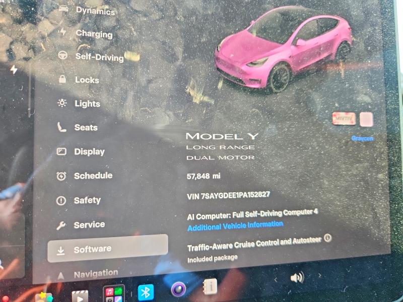 Aukcja sprzedaży 2023 Tesla Model Y, vin: 7SAYGDEE1PA152827, numer aukcji: 65724976