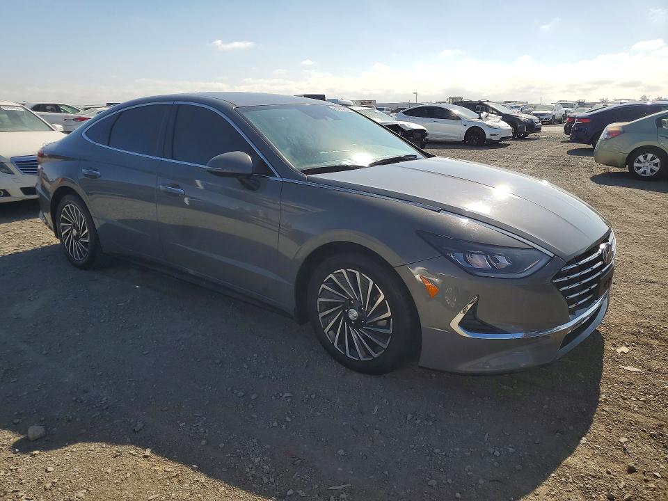 2021 Hyundai Sonata Hybrid მანქანა იყიდება აუქციონზე, vin: KMHL34JJ6MA027993, აუქციონის ნომერი: 64984366