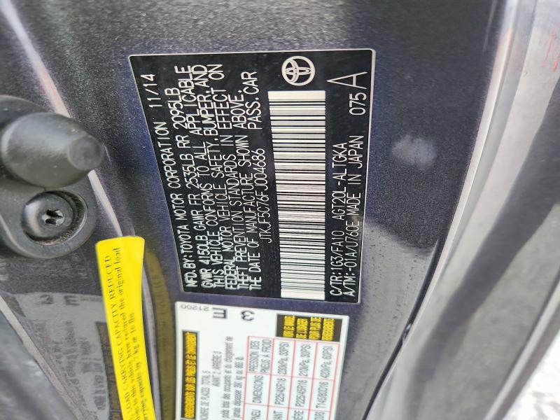 Aukcja sprzedaży 2015 Scion Tc, vin: JTKJF5C76FJ004686, numer aukcji: 64647896