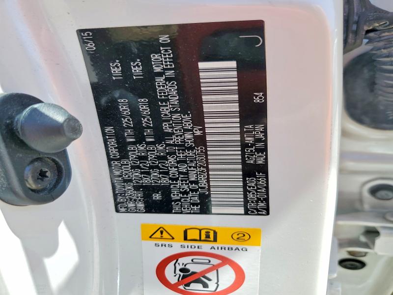 Aukcja sprzedaży 2015 Lexus Nx, vin: JTJBARBZ3F2030755, numer aukcji: 65442286