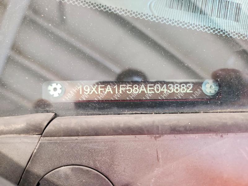 63650356 :رقم المزاد ، 19XFA1F58AE043882 vin ، 2010 Honda Civic مزاد بيع