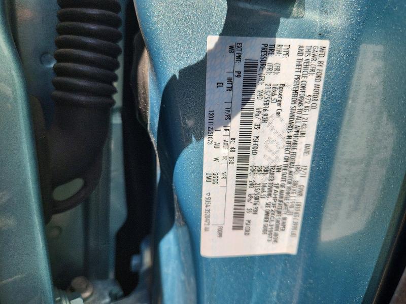 Auction sale of the 2012 Ford Focus, vin: 1FAHP3F2XCL319973, lot number: 64146036