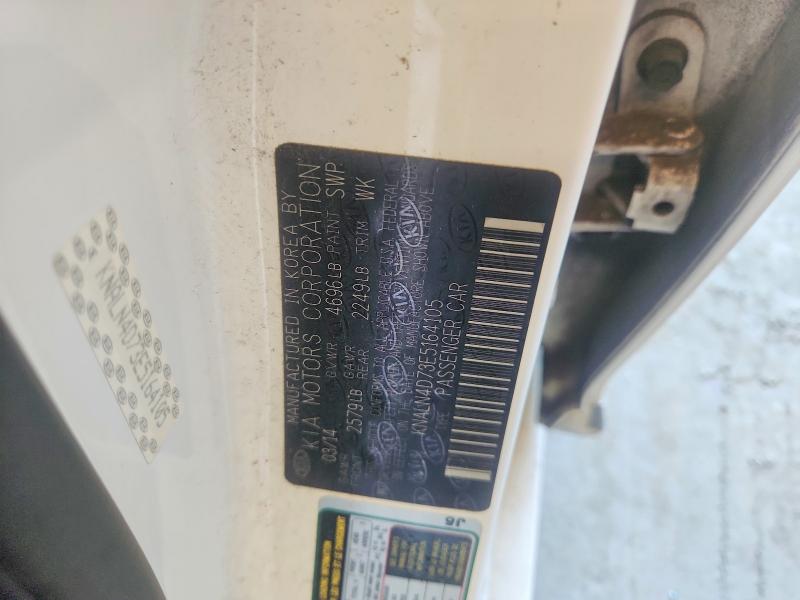 64190166 :رقم المزاد ، KNALN4D73E5164105 vin ، 2014 Kia Cadenza مزاد بيع