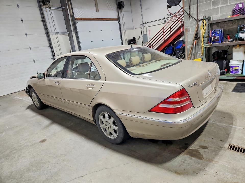 2002 Mercedes-benz S მანქანა იყიდება აუქციონზე, vin: WDBNG70J92A287028, აუქციონის ნომერი: 65257146