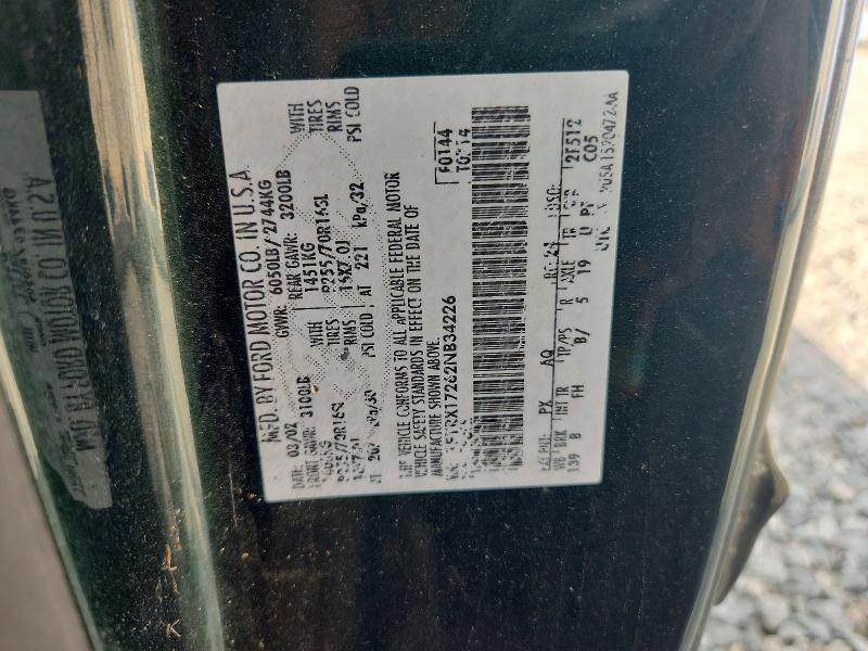 Aukcja sprzedaży 2002 Ford F150, vin: 1FTRX17262NB34226, numer aukcji: 65685696