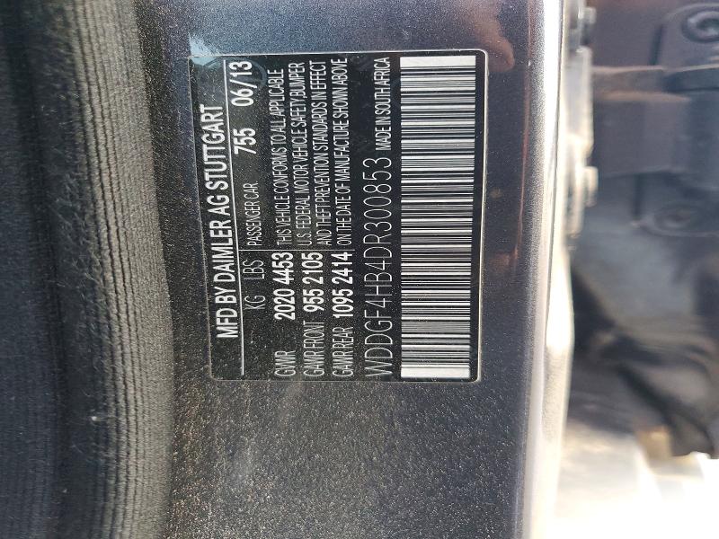 Aukcja sprzedaży 2013 Mercedes-benz C, vin: WDDGF4HB4DR300853, numer aukcji: 66963336