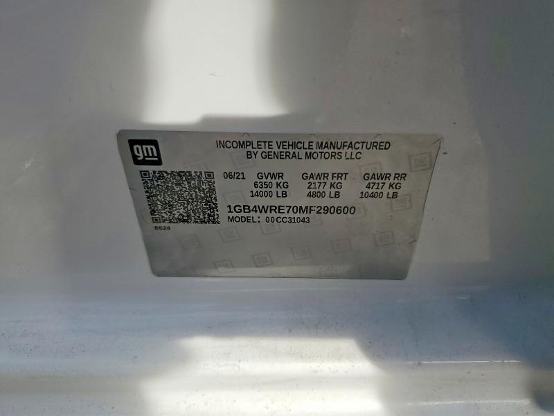 65514836 :رقم المزاد ، 1GB4WRE70MF290600 vin ، 2021 Chevrolet Silverado مزاد بيع