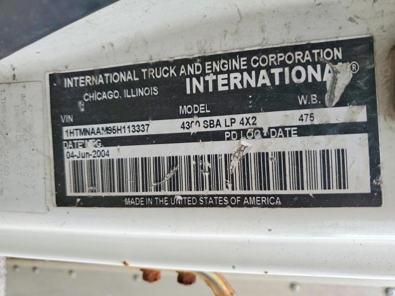 Продажа на аукционе авто 2005 International 4000, vin: 1HTMNAAM95H113337, номер лота: 64289486