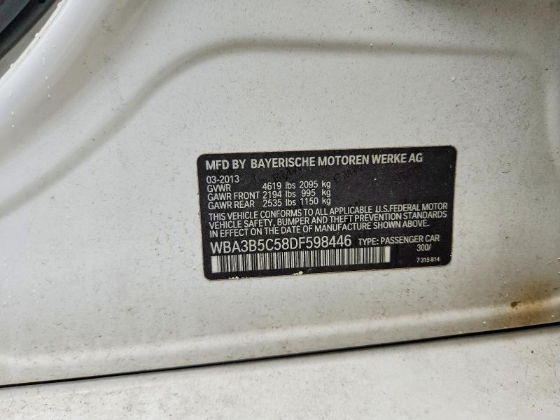 Aukcja sprzedaży 2013 Bmw 328, vin: WBA3B5C58DF598446, numer aukcji: 64452306