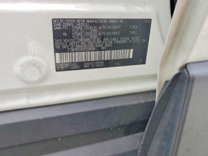 Продаж на аукціоні авто 2023 Toyota Rav4, vin: 2T3W1RFV4PC239699, номер лоту: 64073986