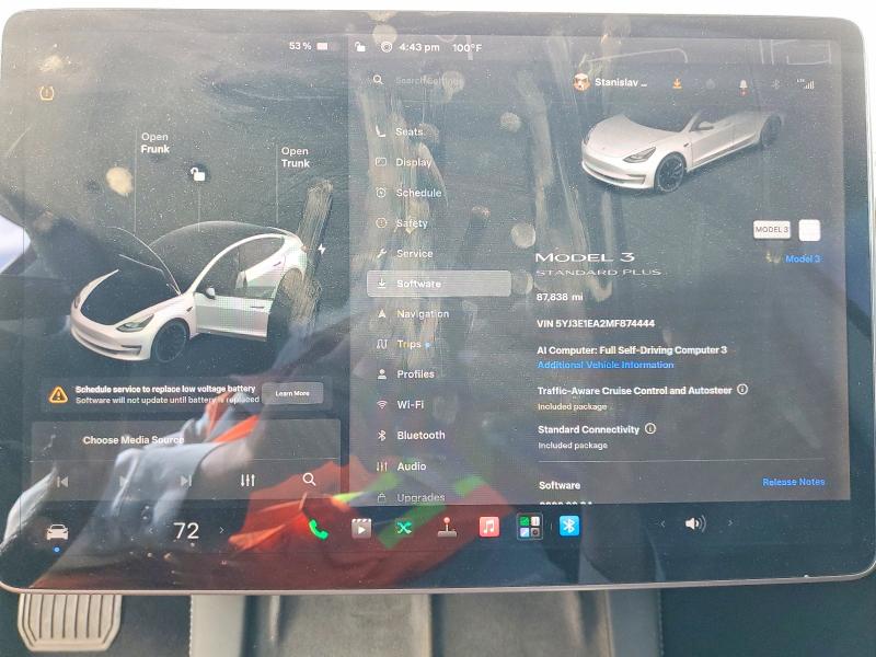 Aukcja sprzedaży 2021 Tesla Model 3, vin: 5YJ3E1EA2MF874444, numer aukcji: 65041776
