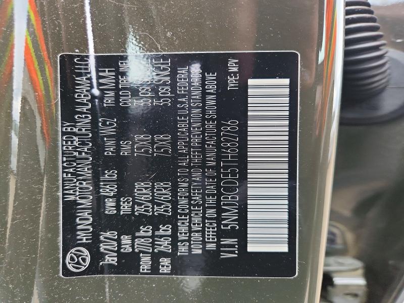 Продажа на аукционе авто 2026 Hyundai Tucson, vin: 5NMJBCDE5TH682786, номер лота: 67068396