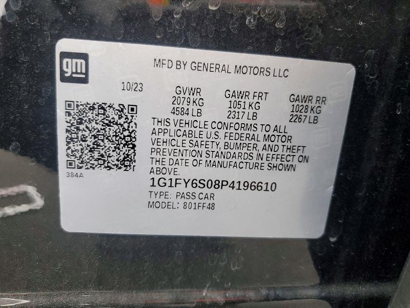 Aukcja sprzedaży 2023 Chevrolet Bolt Euv, vin: 1G1FY6S08P4196610, numer aukcji: 64342106