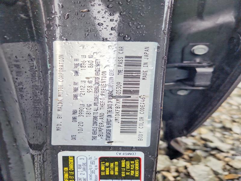 62205586 :رقم المزاد ، JM1DKFB7XM1505309 vin ، 2021 Mazda Cx-3 مزاد بيع