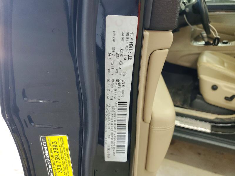2018 Jeep Grand Cherokee მანქანა იყიდება აუქციონზე, vin: 1C4RJFBG3JC351292, აუქციონის ნომერი: 66702536