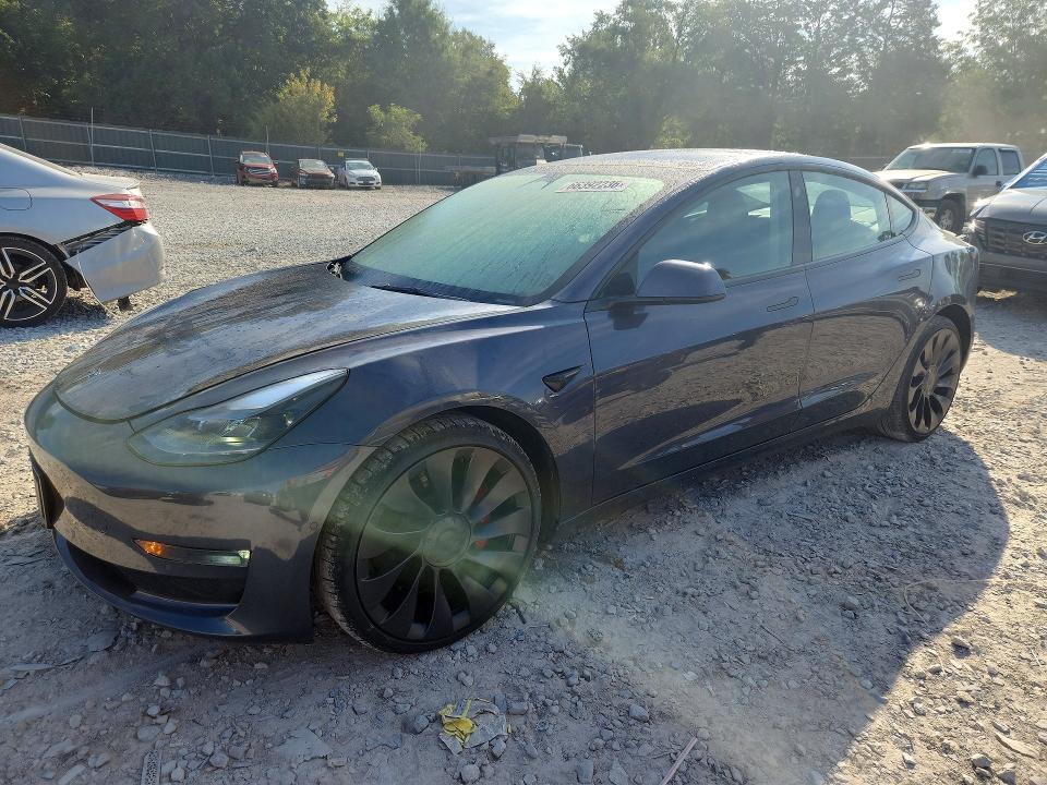 66392236 :رقم المزاد ، 5YJ3E1EC3NF181434 vin ، 2022 Tesla Model 3 مزاد بيع