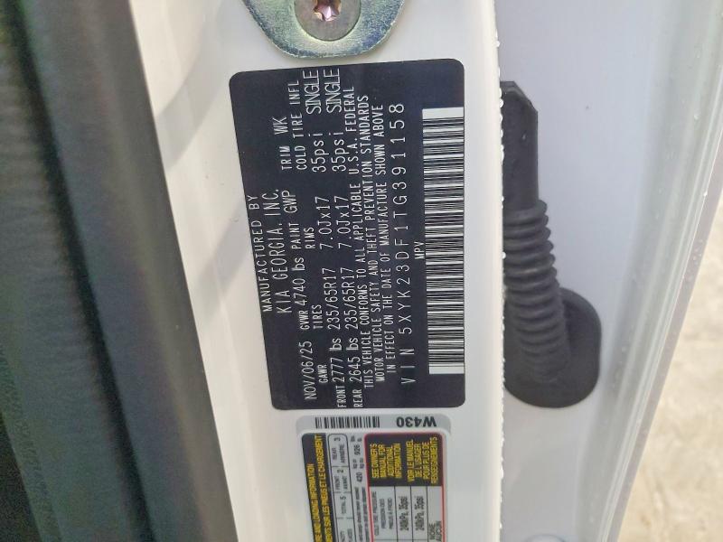 Продаж на аукціоні авто 2026 Kia Sportage, vin: 5XYK23DF1TG391158, номер лоту: 67267086