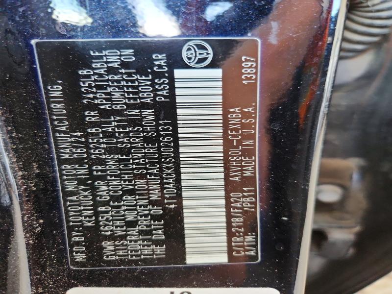 Aukcja sprzedaży 2025 Toyota Camry, vin: 4T1DAACKXSU026131, numer aukcji: 64518026