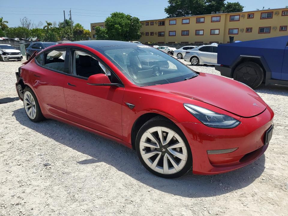 Продаж на аукціоні авто 2022 Tesla Model 3, vin: 5YJ3E1EA0NF187299, номер лоту: 65448236