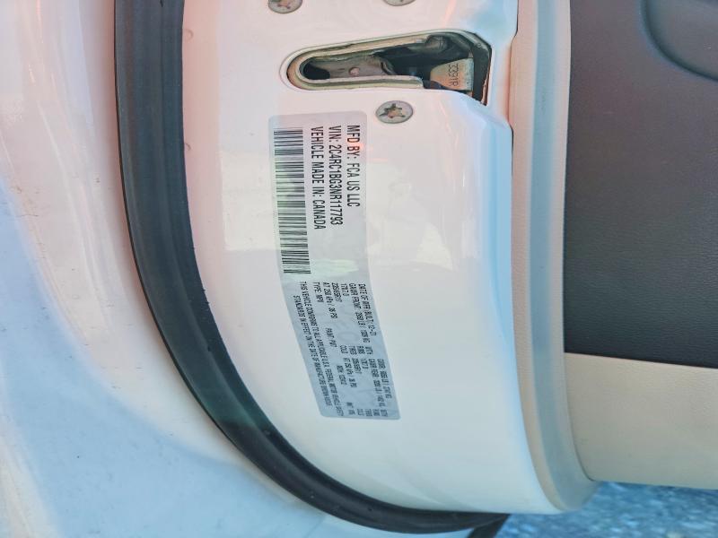 65517146 :رقم المزاد ، 2C4RC1BG3NR117793 vin ، 2022 Chrysler Pacifica مزاد بيع