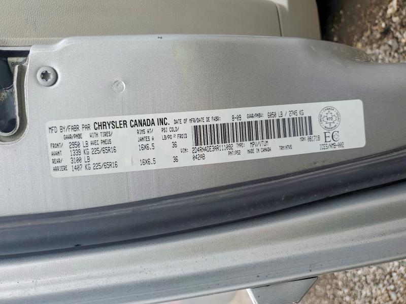 Aukcja sprzedaży 2010 Dodge Grand Caravan, vin: 2D4RN4DE3AR111092, numer aukcji: 65687836