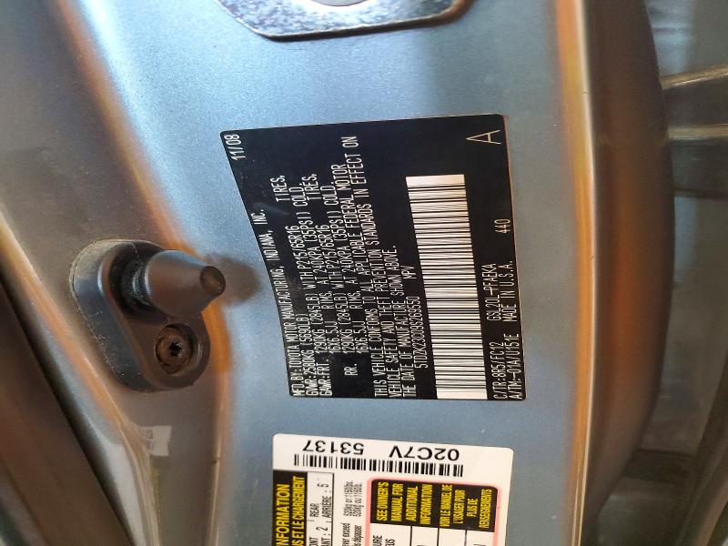 2009 Toyota Sienna მანქანა იყიდება აუქციონზე, vin: 5TDZK23C09S269550, აუქციონის ნომერი: 65802116