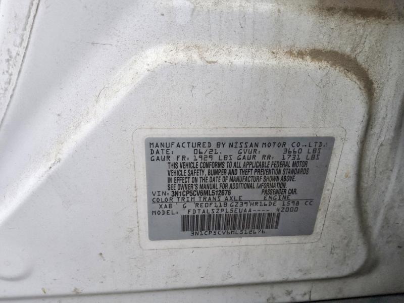 61388996 :رقم المزاد ، 3N1CP5CV6ML512676 vin ، 2021 Nissan Kicks مزاد بيع