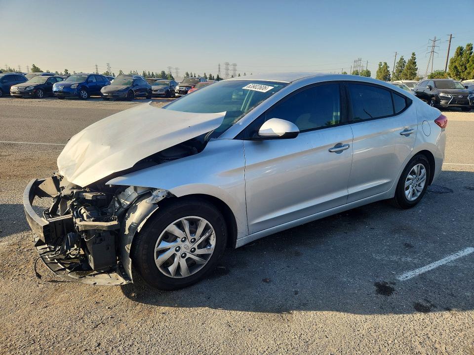63902606 :رقم المزاد ، 5NPD74LF3JH350022 vin ، 2018 Hyundai Elantra مزاد بيع