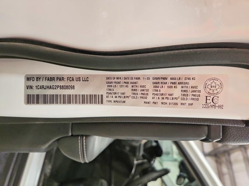 Aukcja sprzedaży 2023 Jeep Grand Cherokee, vin: 1C4RJHAG2P8808098, numer aukcji: 64288176