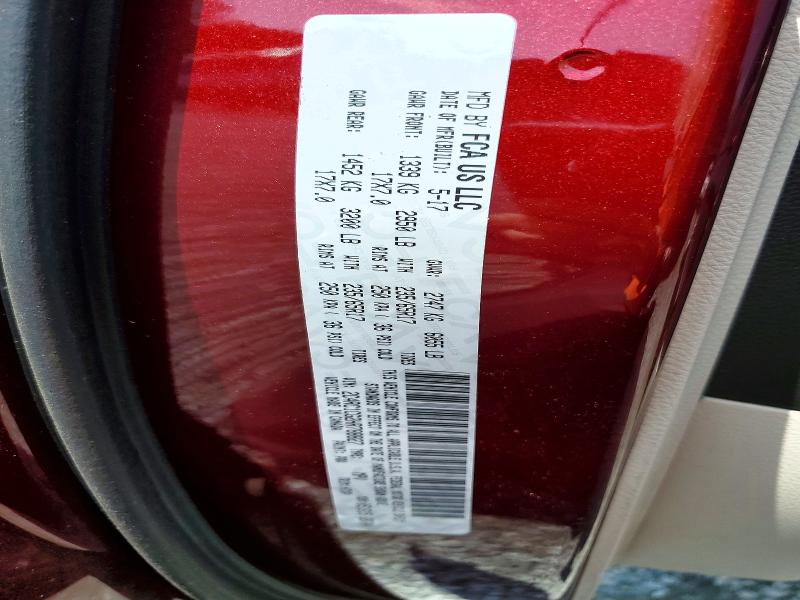 Aukcja sprzedaży 2017 Chrysler Pacifica, vin: 2C4RC1CG2HR788827, numer aukcji: 63250116