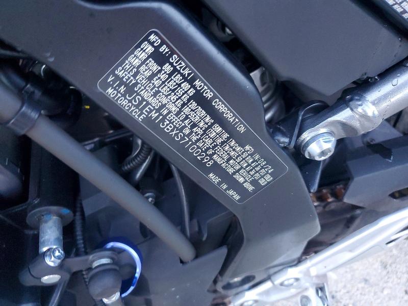 Продажа на аукционе авто 2025 Suzuki Gsx800, vin: JS1EM13BXS7100298, номер лота: 64004606