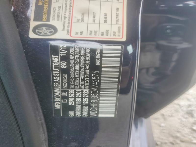 Продажа на аукционе авто 2013 Mercedes-benz E, vin: WDDHF8JB5DA742576, номер лота: 63137046