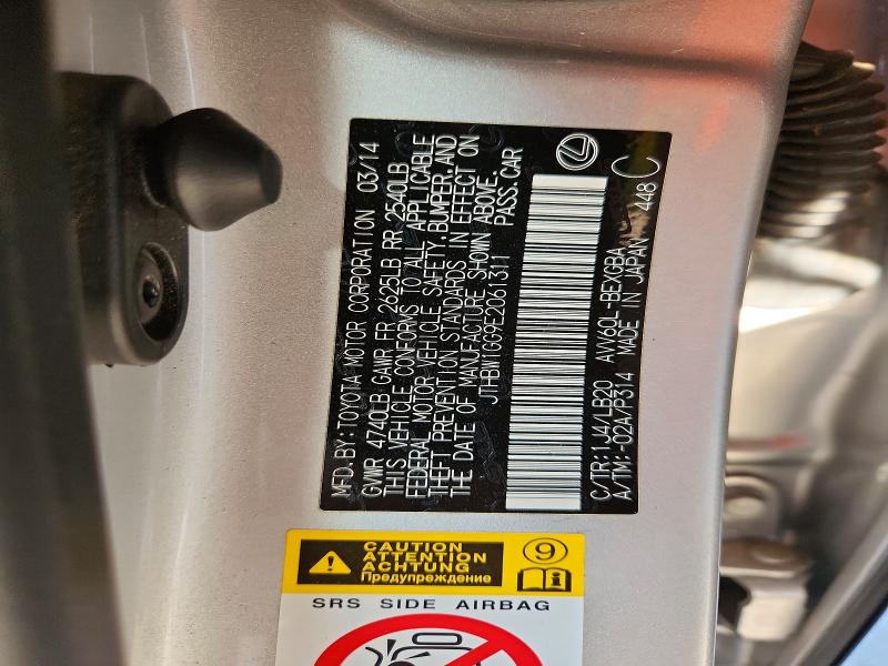 64996616 :رقم المزاد ، JTHBW1GG9E2061311 vin ، 2014 Lexus Es مزاد بيع