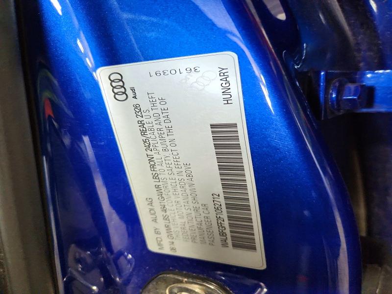 Продаж на аукціоні авто 2015 Audi A3, vin: WAUBFGFF2F1052712, номер лоту: 65110006