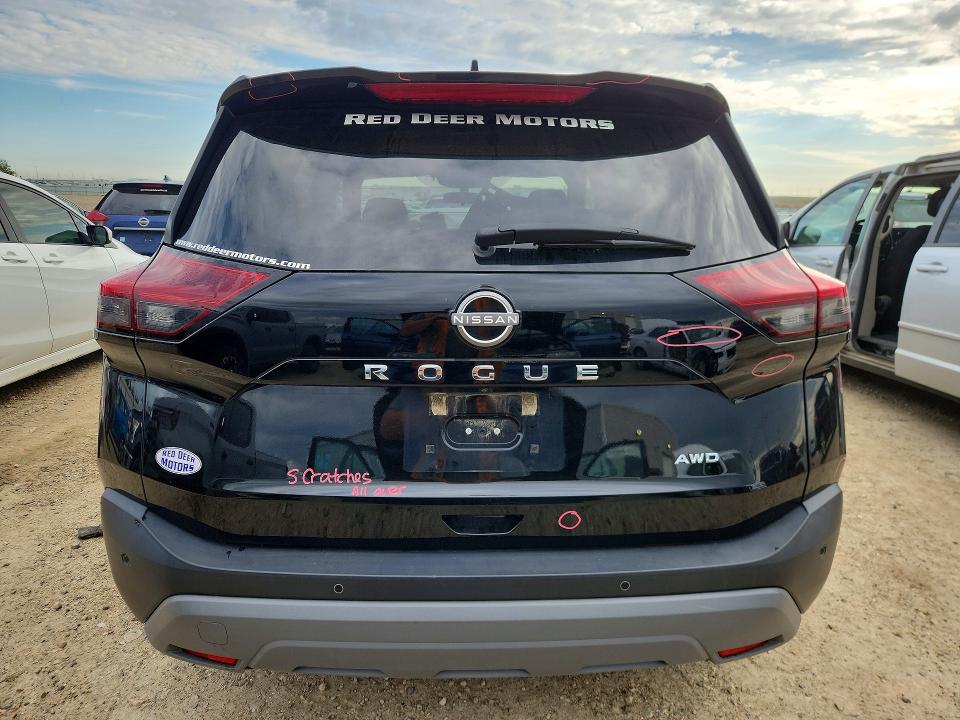65081416 :رقم المزاد ، 5N1AT3AB8NC671883 vin ، 2022 Nissan Rogue مزاد بيع