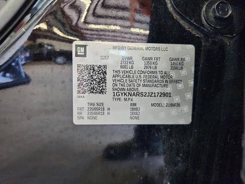 Aukcja sprzedaży 2018 Cadillac Xt5, vin: 1GYKNARS2JZ172901, numer aukcji: 64748996