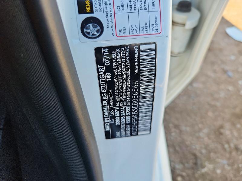 Продаж на аукціоні авто 2014 Mercedes-benz E, vin: WDDHF5KB3EB058568, номер лоту: 66382966