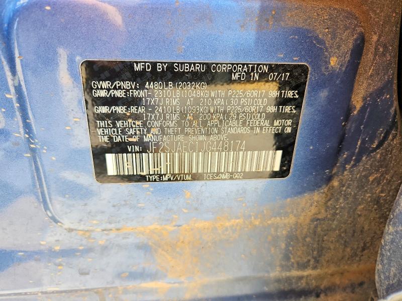 Aukcja sprzedaży 2018 Subaru Forester, vin: JF2SJAEC1JG448174, numer aukcji: 66470196